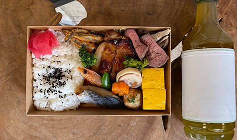 1段 月の舟彩り弁当（和）